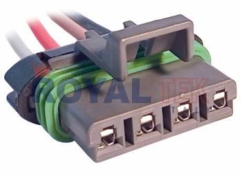 FICHA DE CONEXION ROYALTEK FICHA DE CONEXION ROYALTEK 4 (CUATRO) VIAS BOMBA COMBUSTIBLE CHEVROLET SPIN CRUZE SONIC - VENTA EN PAQUETES DE 5 UNIDADES ---